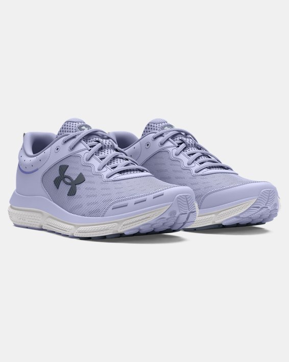 Women's UA Charged Assert 10 Running Shoes in Purple image number 3